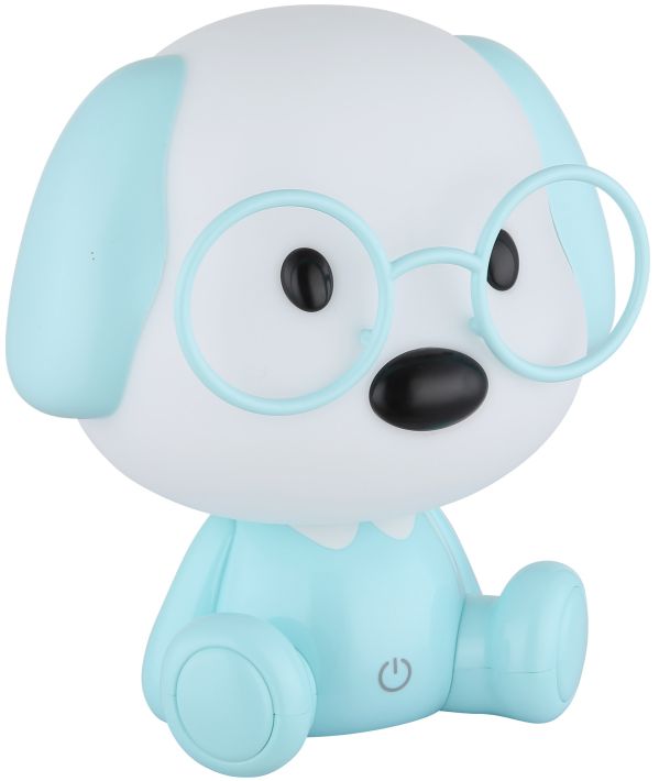 Globo Lighting Puppy detská nočná lampa 1x1 W modrá 21761B