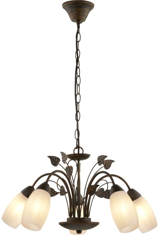 Globo Lighting Venezia závesné svietidlo 5x40 W čierna 30800523X