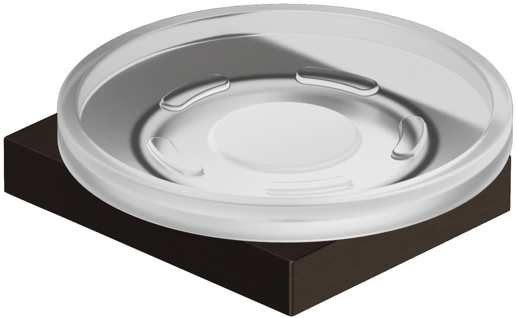 Kludi Vela C mydlovnička nástenné čierna-biela 31985N2