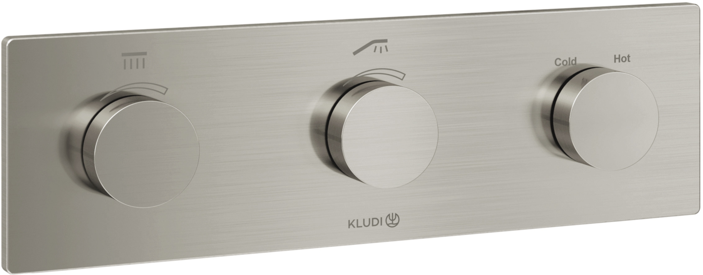 Kludi Pushtronic vaňová/sprchová batéria podomietková s termostatom || 38300N5-00