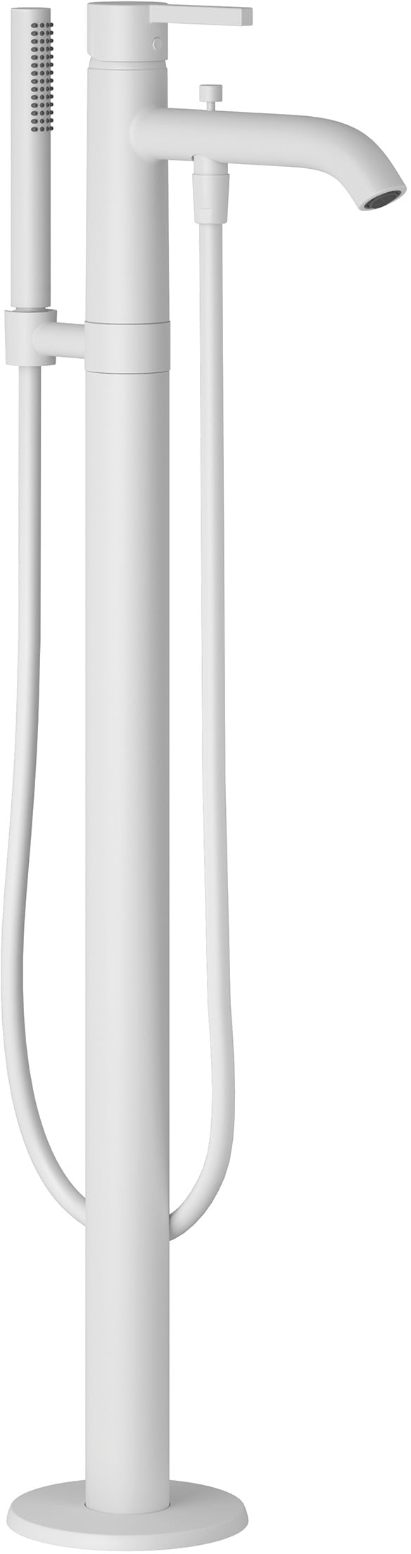 Kludi Nova Fonte Pura vaňová/sprchová batéria voľne stojaca biela 385905315