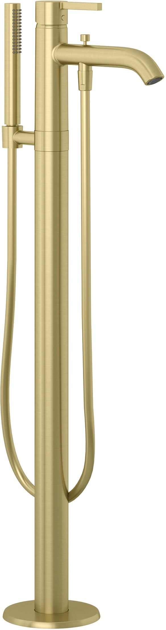 Kludi Nova Fonte Pura vaňová/sprchová batéria voľne stojaca zlatá 38590N015