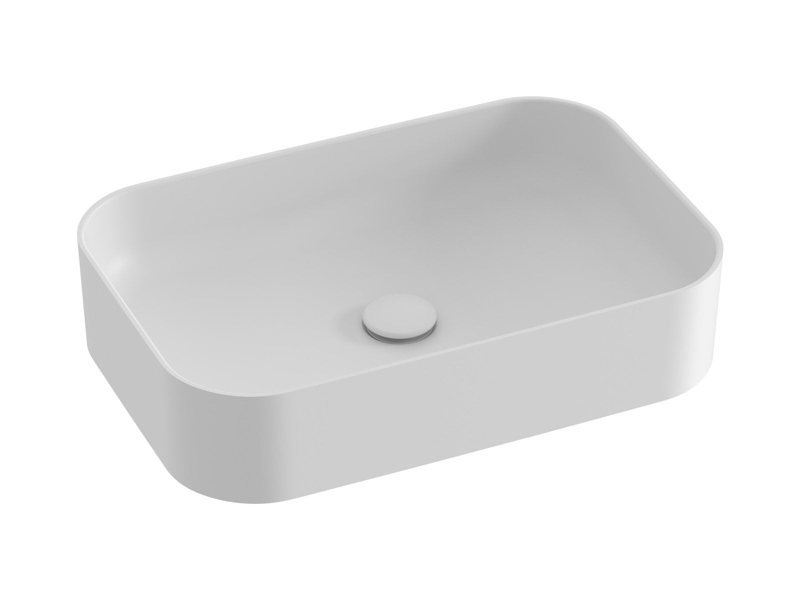 Ravak Ceramic umývadlo 55x37 cm obdĺžnik pultové umývadlo biela XJX0E155004