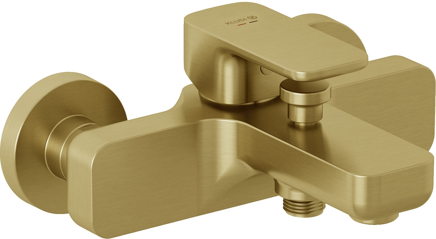 Kludi Renon vaňová/sprchová batéria nástenná zlatá 42691N075