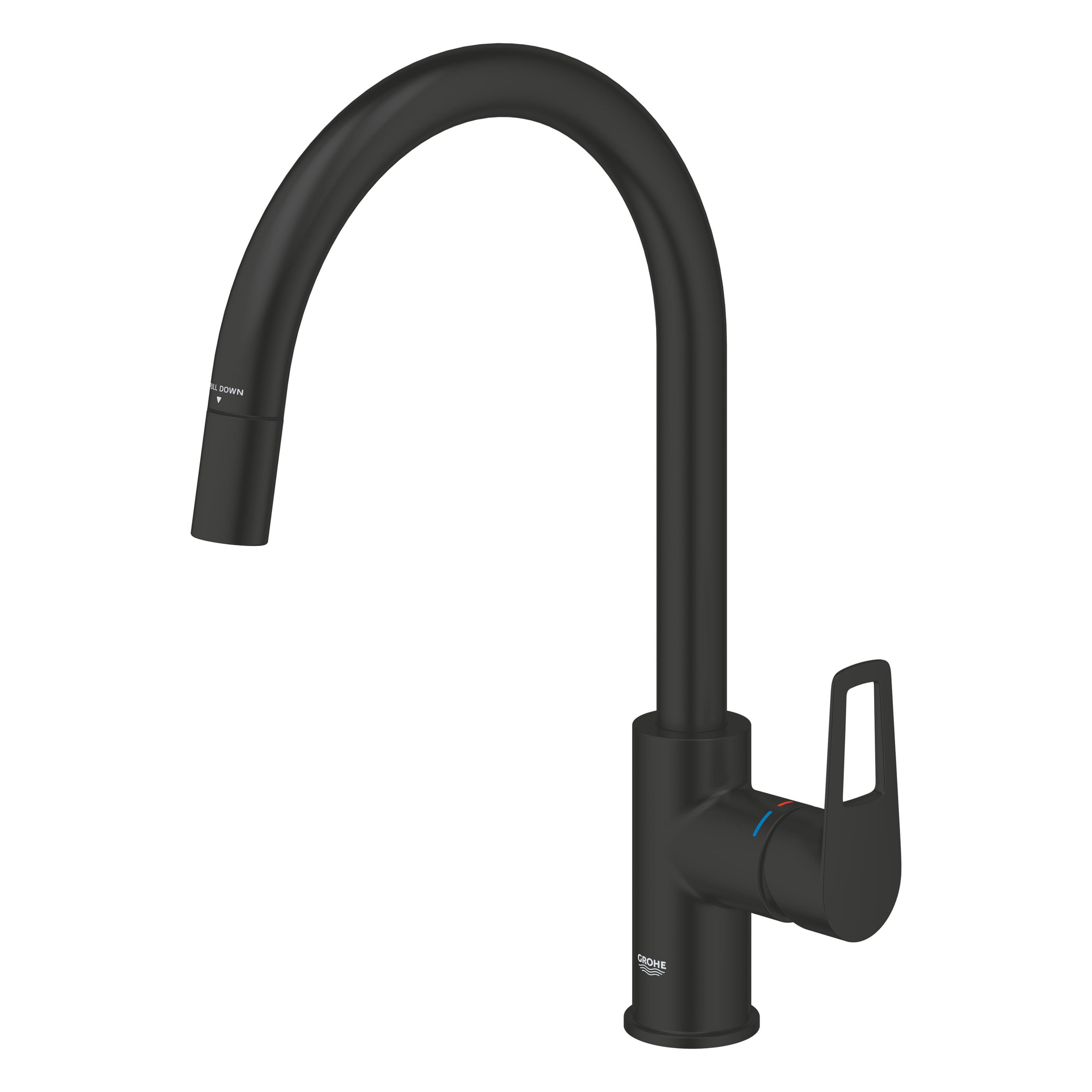 Grohe Start Edge kuchynská batéria stojánková čierna 305562430