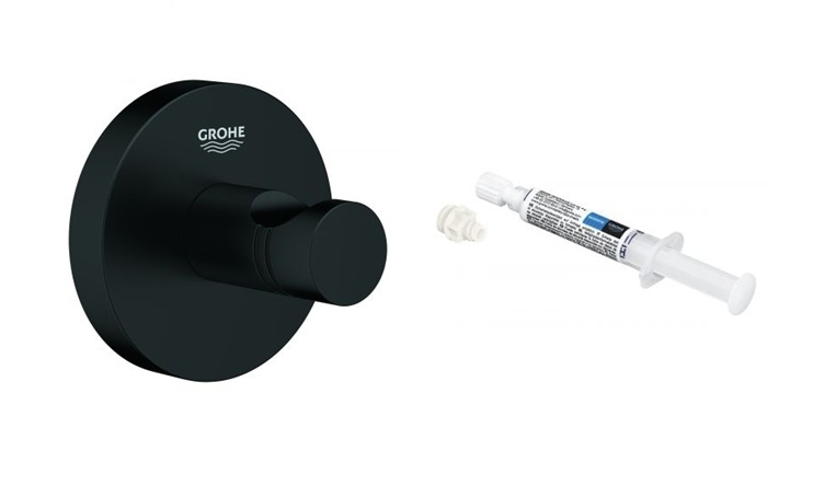 Súprava vešiak na uterák Grohe Start 411732430, lepidlo Grohe QuickGlue 41127000