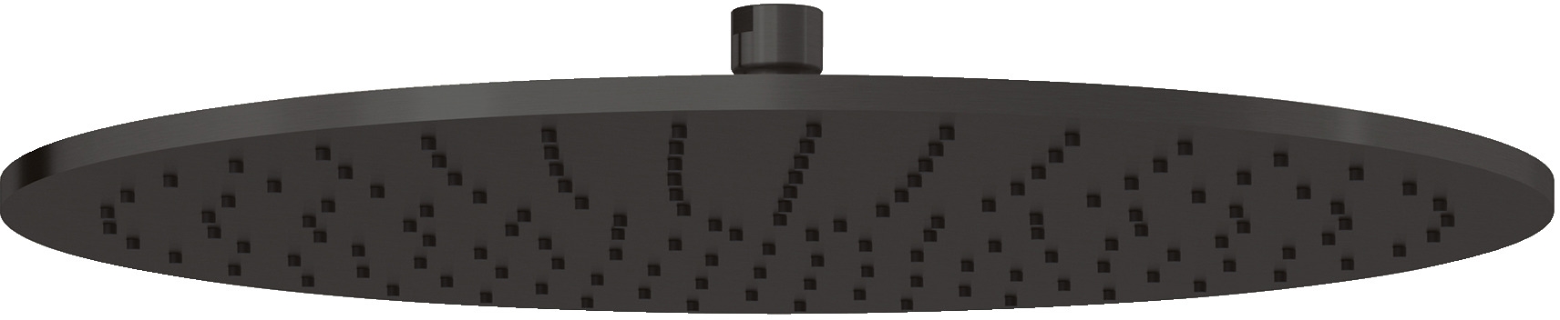 Kludi A-QA horná/hlavová sprcha 40x40 cm okrúhly čierna 64340N2-00