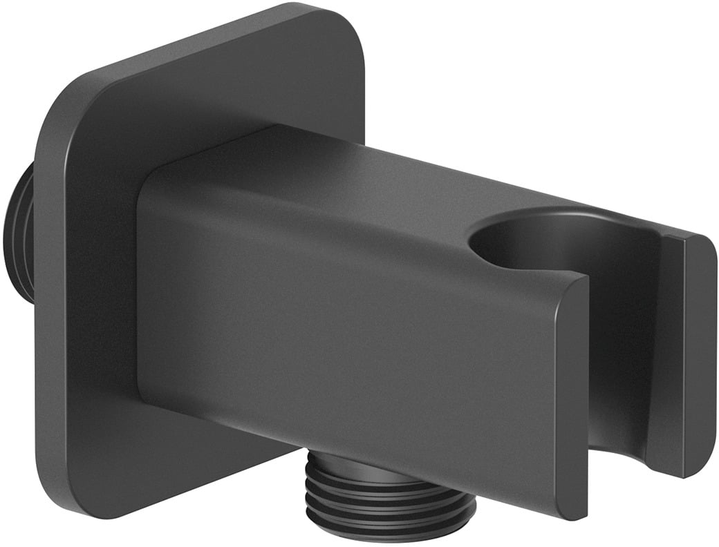Kludi A-QA uhlový konektor s rukoväťou čierna 6556839-00