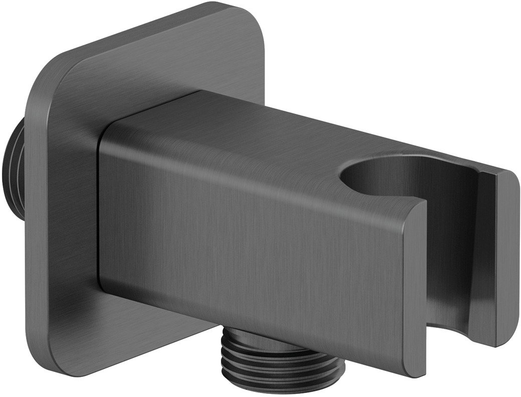 Kludi A-QA uhlový konektor s rukoväťou čierna 65568N2-00