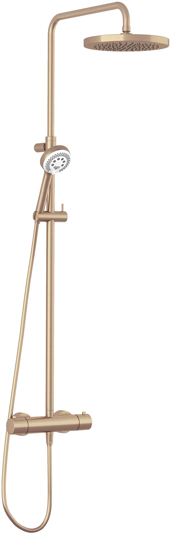 Kludi Logo Neo sprchová súprava nástenná s termostatom s dažďovou sprchou || 68082N1-00