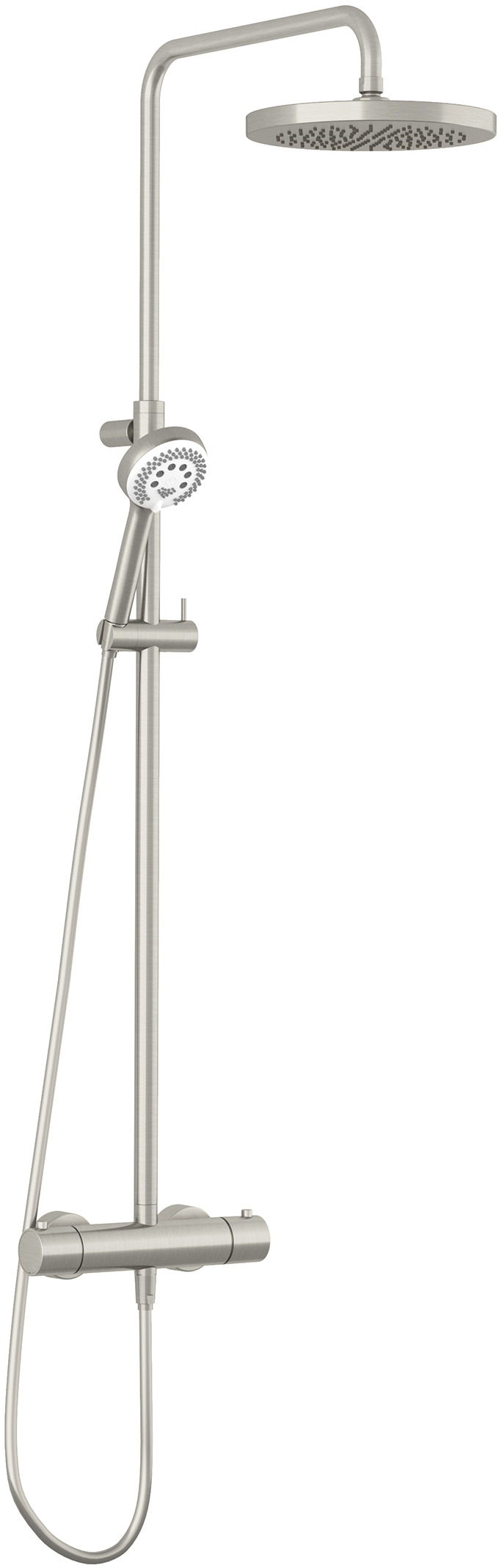 Kludi Logo Neo sprchová súprava nástenná s termostatom s dažďovou sprchou || 68082N5-00