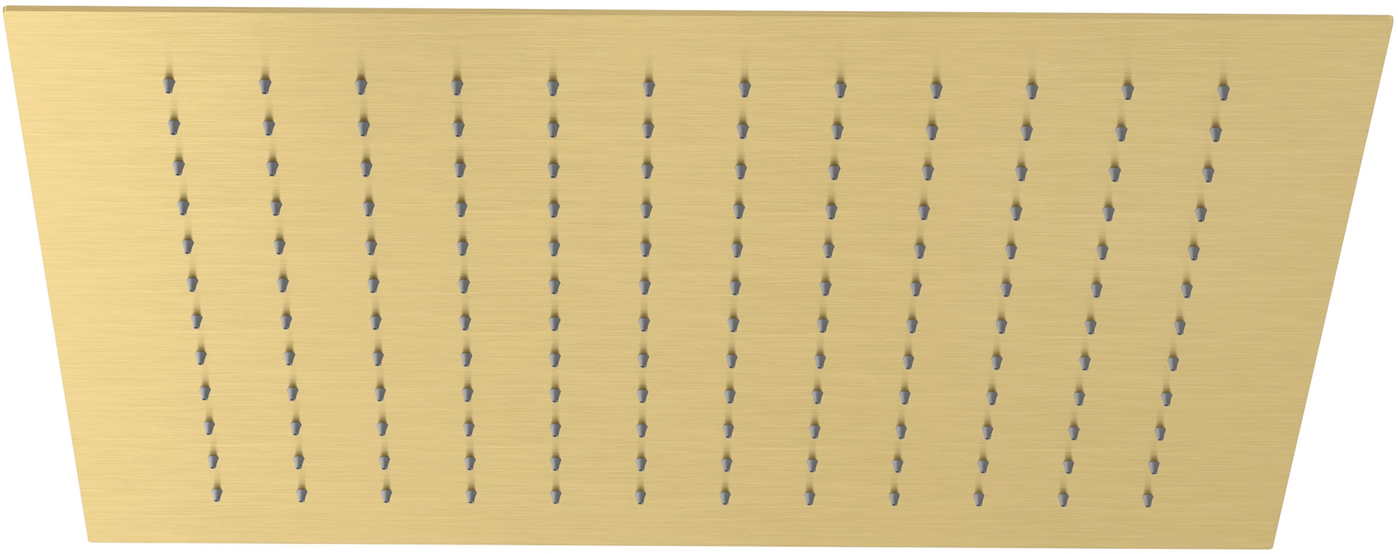 Kludi Asana horná/hlavová sprcha 44x44 cm štvorec zlatá 69410N0-00