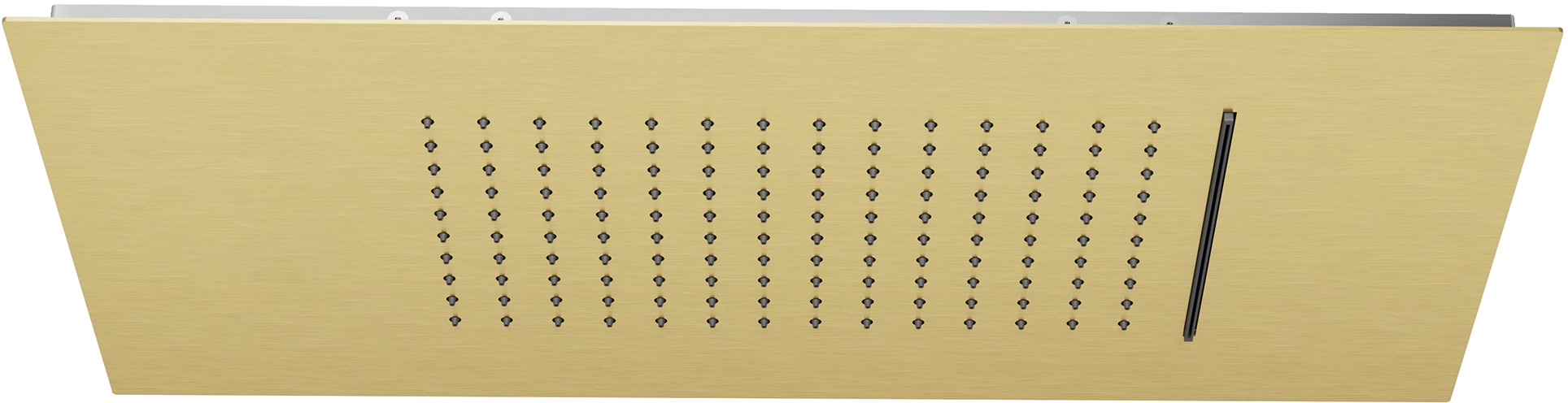 Kludi Asana horná/hlavová sprcha 60x30 cm obdĺžnik zlatá 69450N0-00