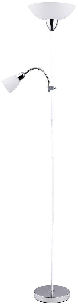 Rabalux Diana stojaca lampa 2x60 W biela-chróm 4059