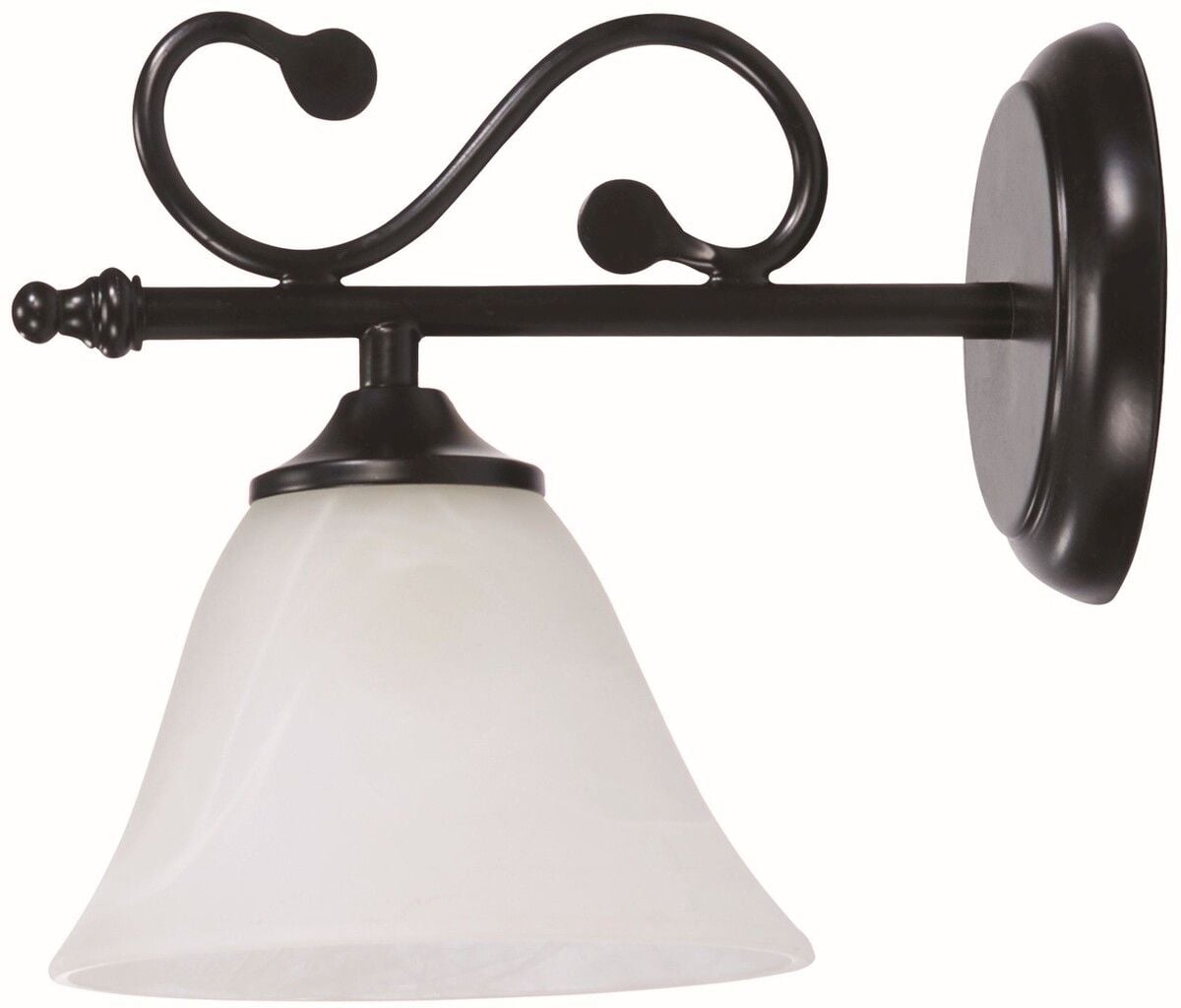 Rabalux Dorothea nástenná lampa 1x40 W čierna 7771