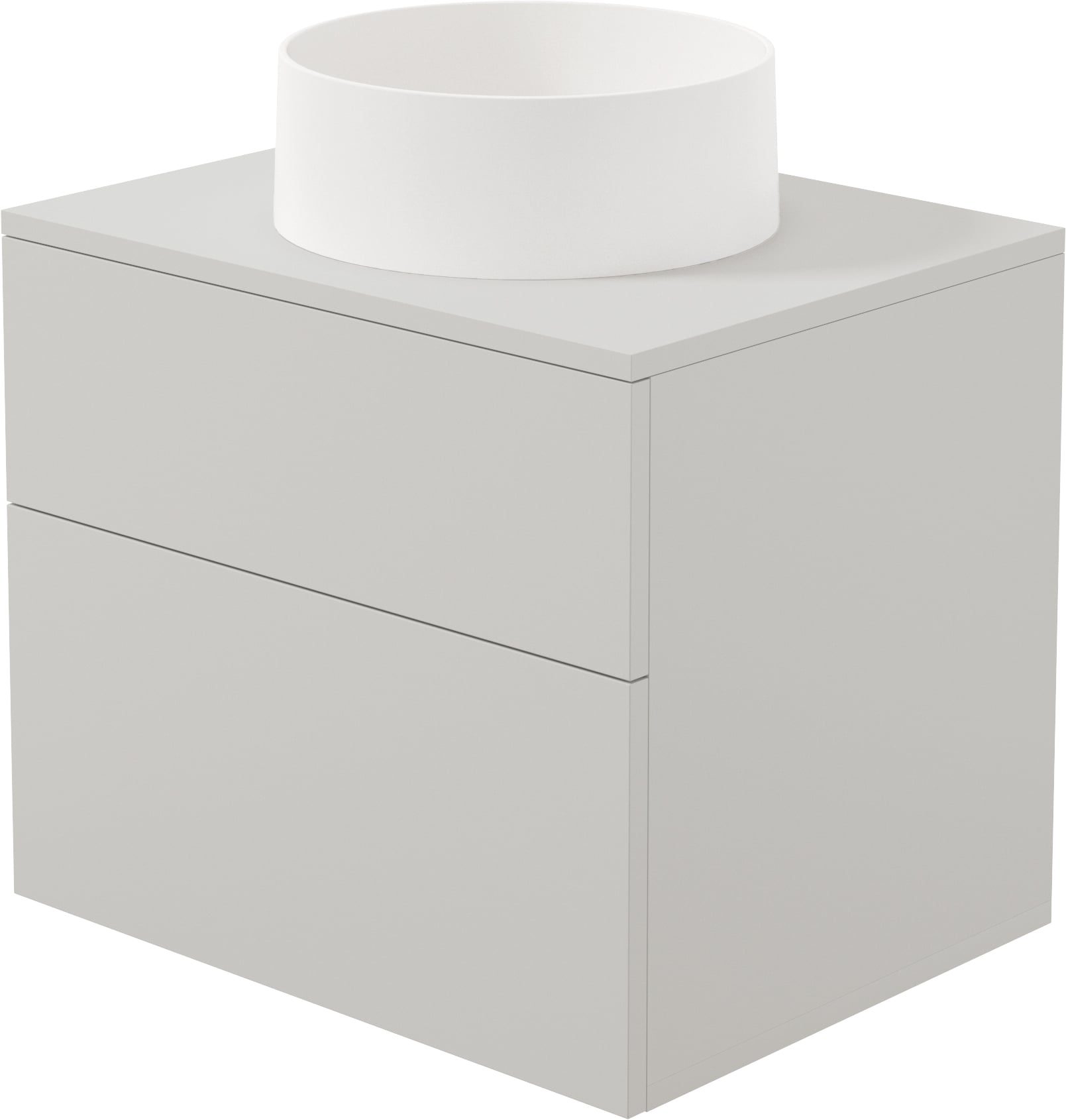 Deante Prizma umývadlo so skrinkou a doskou 60 cm béžová SDKB6SAU4S