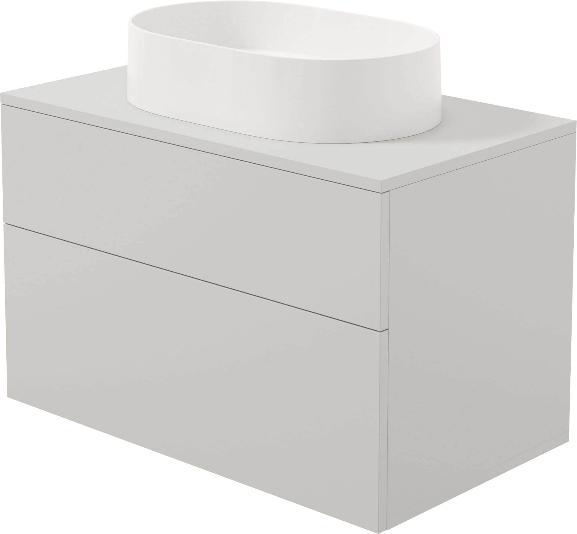 Deante Prizma umývadlo so skrinkou a doskou 80 cm béžová SDKB8SAU6S