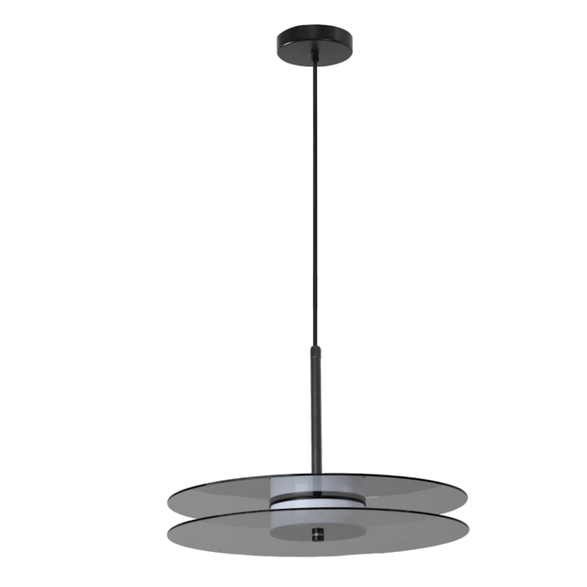 Light Prestige Casy závesné svietidlo 1x8 W dymová LP-3176/1P L SM