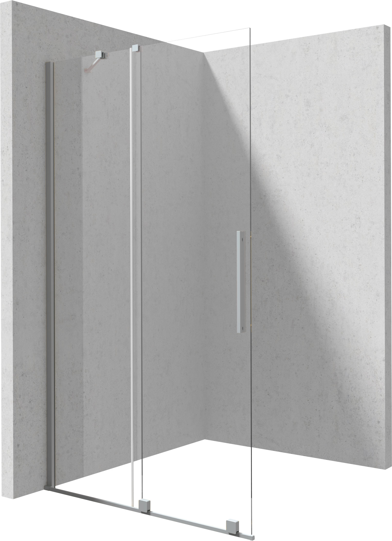 Deante Prizma stena sprchového kúta walk -in 80 cm brúsený/sklo priehľadné KTJF_38R