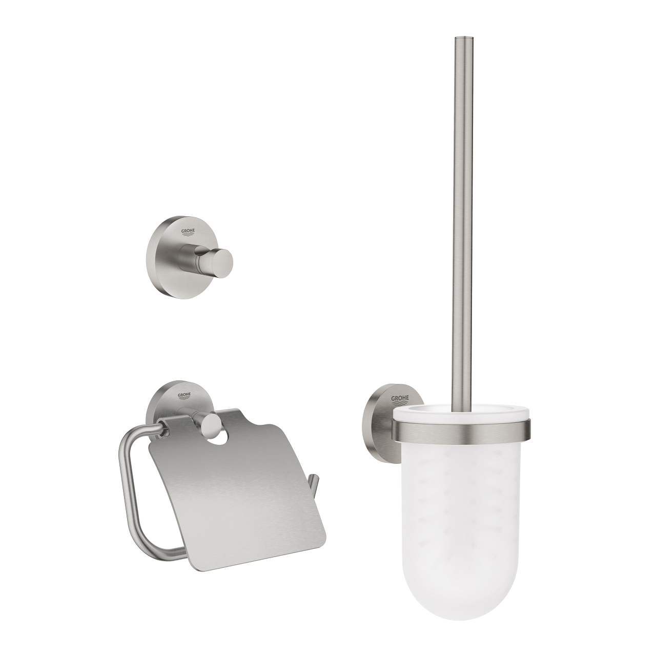 Grohe Start súprava príslušenstva 3v1 SuperSteel 41204DC0