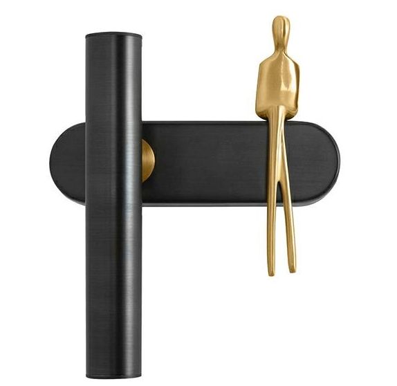 Moosee Boy nástenná lampa 1x4 W čierna-zlatá MSE1501100482