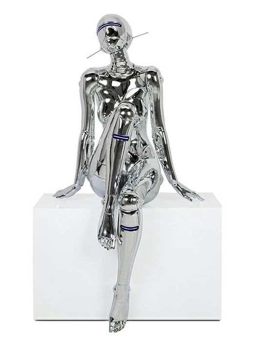 Moosee Cyber Woman stojaca lampa x4 W chróm MSE1501100512