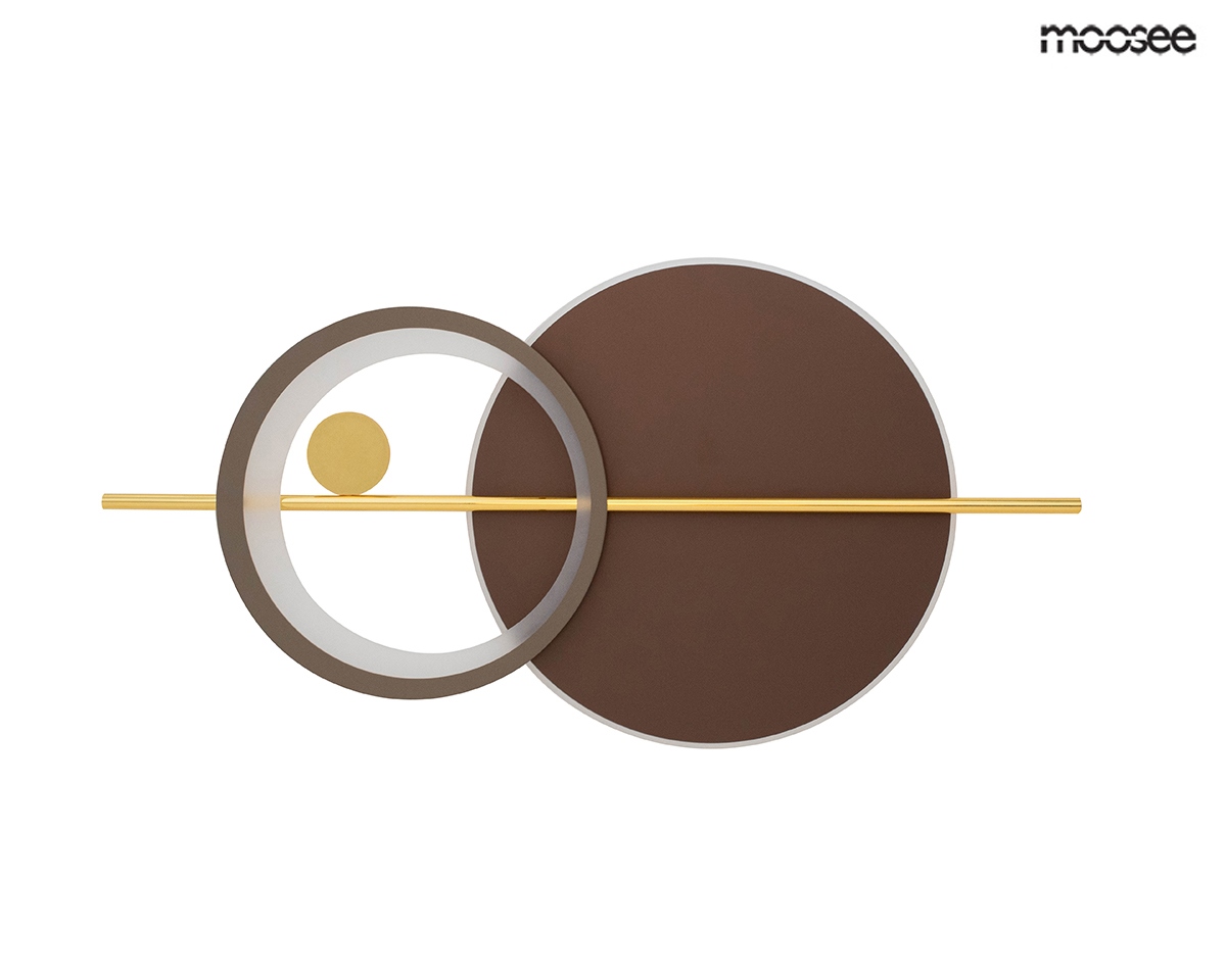 Moosee Moons nástenná lampa x60 W zlatá MSE1501100515