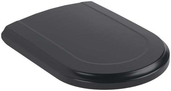 Villeroy & Boch Hommage wc dosky s pomalým sklápaním čierna 8809S1R7