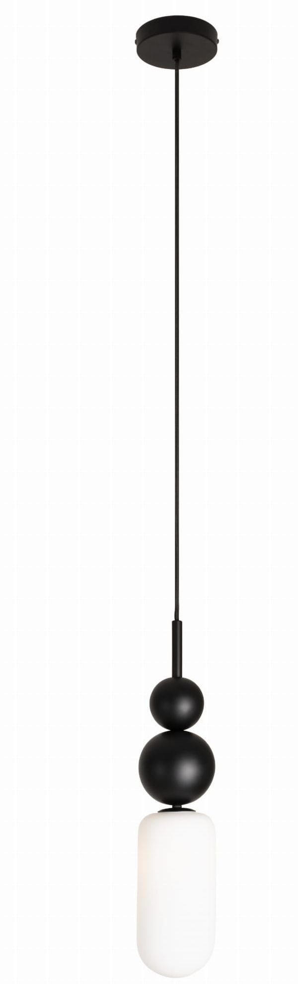 MaxLight Nova závesné svietidlo 1x7 W biela-čierna P0641