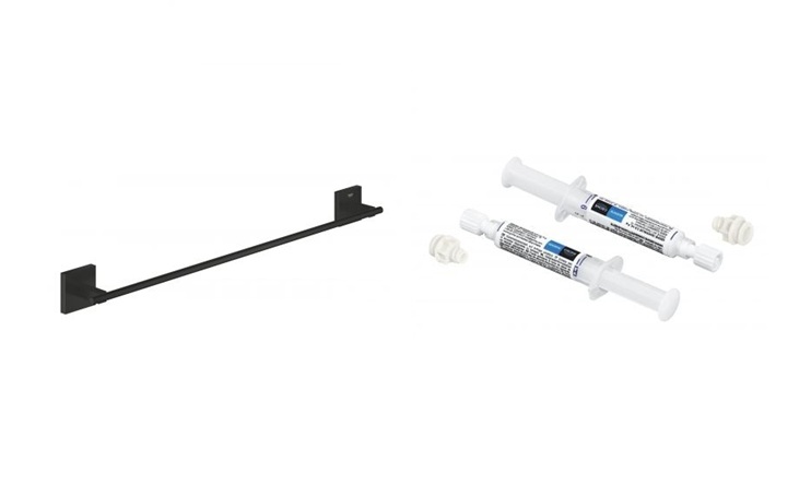 Súprava tyč Grohe Start Cube 410892430, lepidlo Grohe 41128000