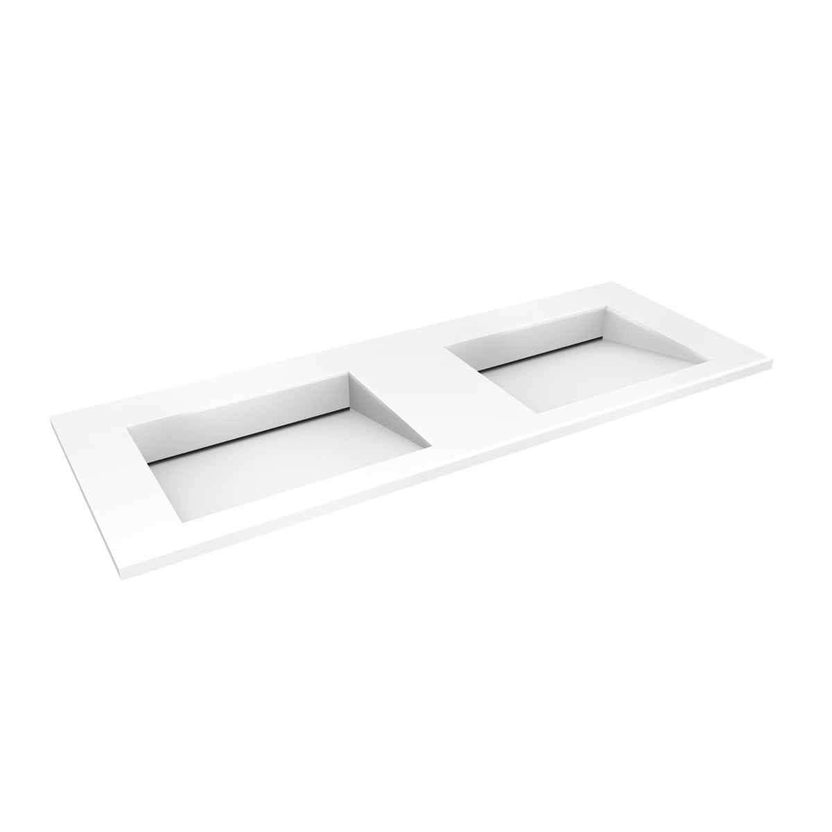 Oltens Stila umývadlo 120x45 cm obdĺžnik umývadlo na nábytok biela 40205900