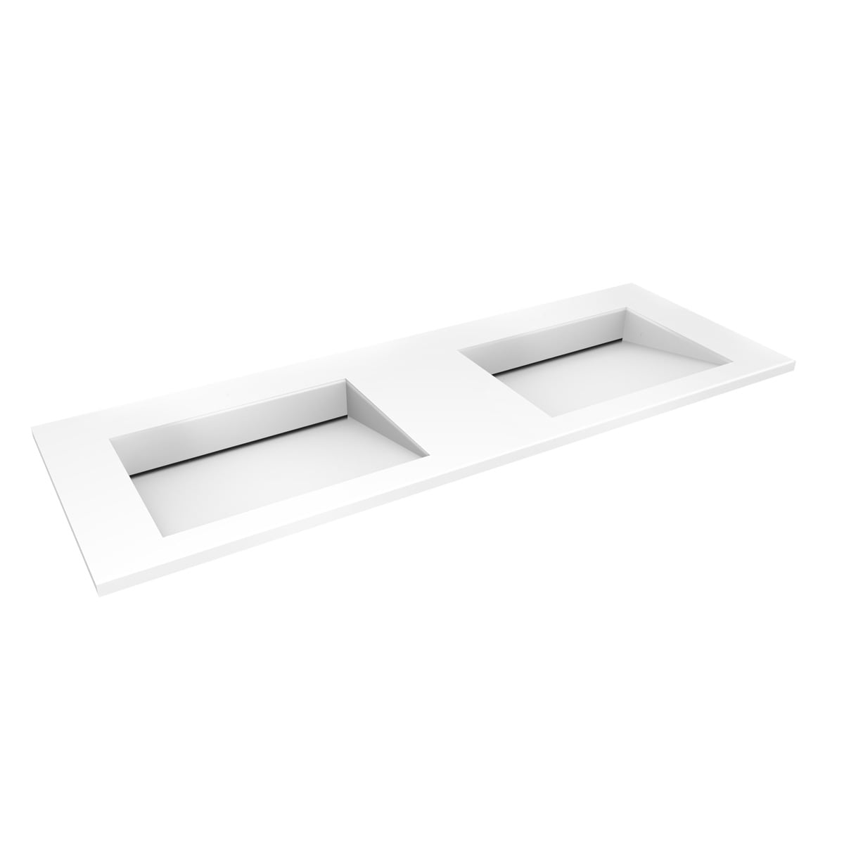 Oltens Stila umývadlo 140x45 cm obdĺžnik umývadlo na nábytok biela 40206000