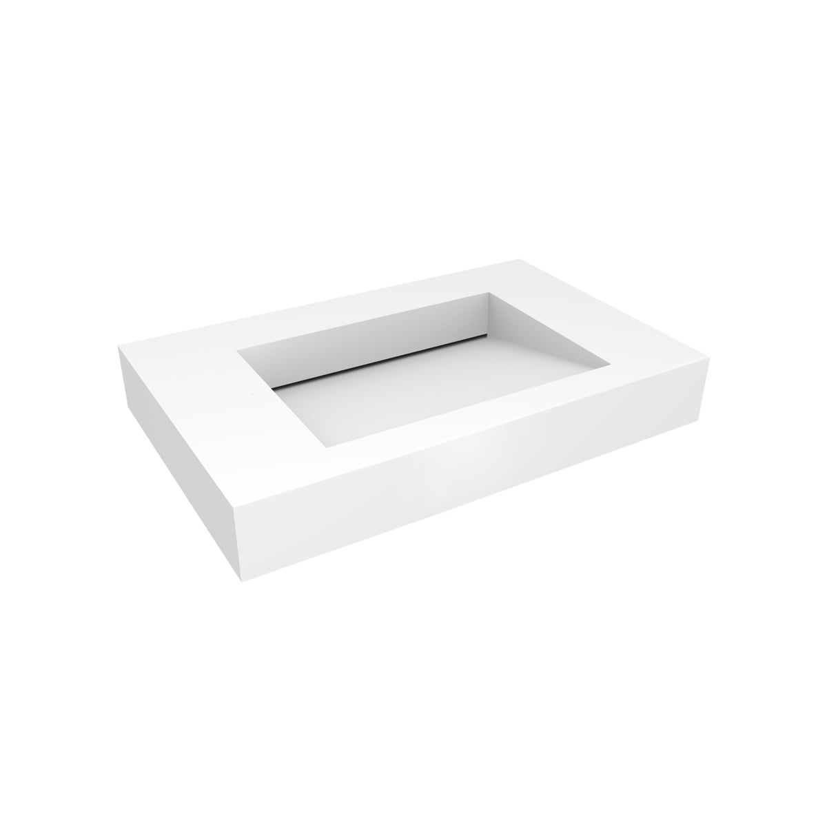 Oltens Stila umývadlo 90x45 cm obdĺžnik klasické umývadlo biela matná 40002900
