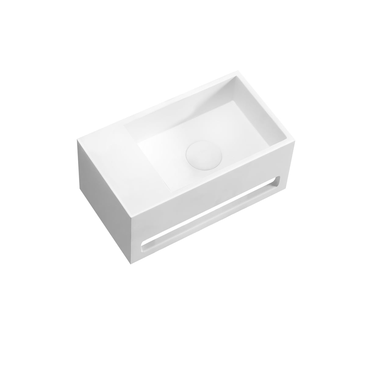 Oltens Fri umývadlo 35.5x20 cm obdĺžnik klasické umývadlo biela 40006900