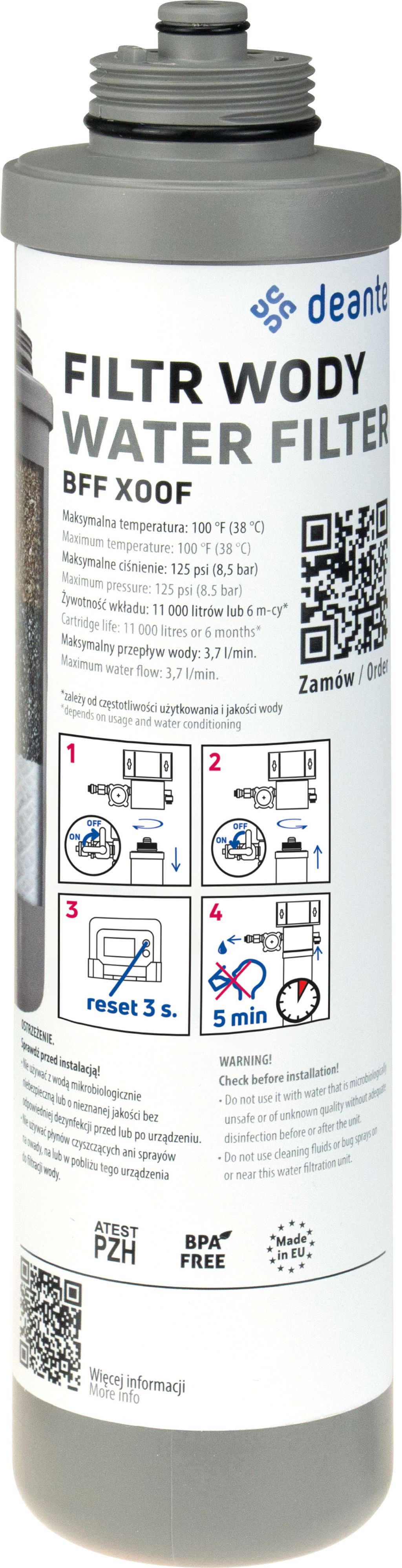 Deante poddrezový filter BFF_X00F