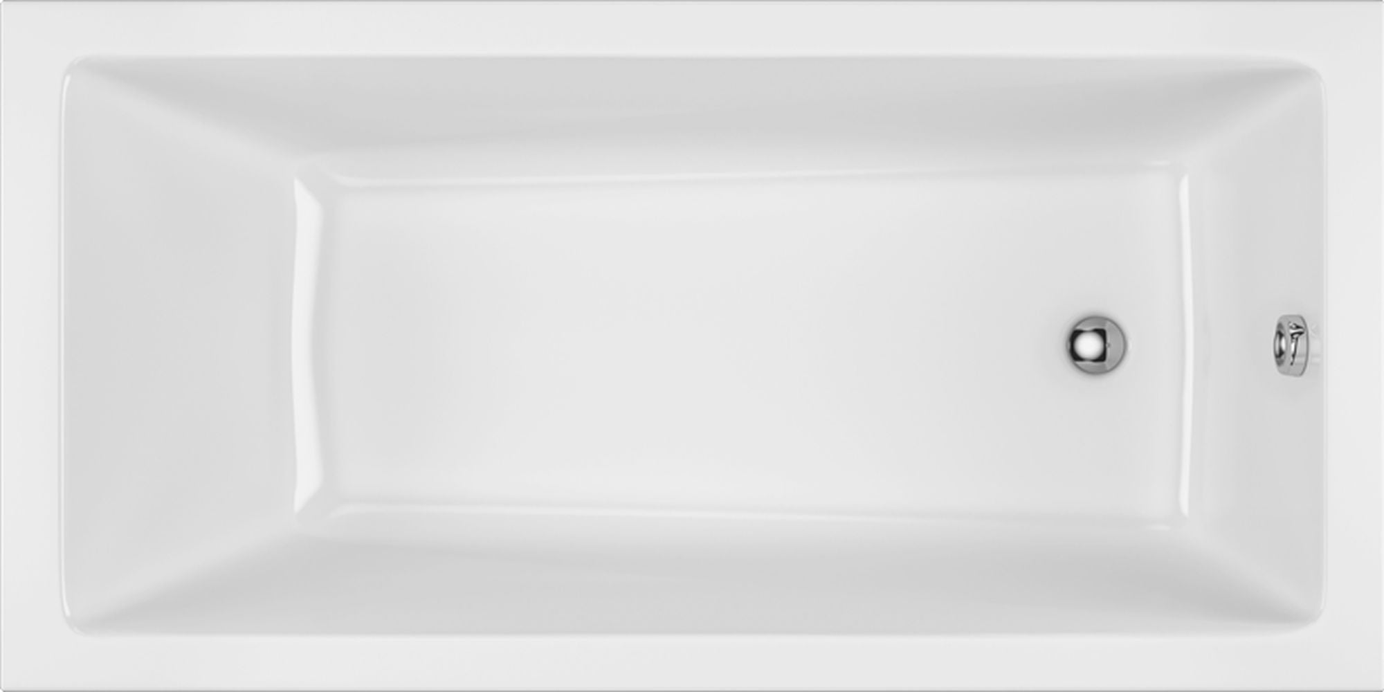 Excellent Wave obdĺžniková vaňa 170x75 cm biela WAEX.WAV170.75WH