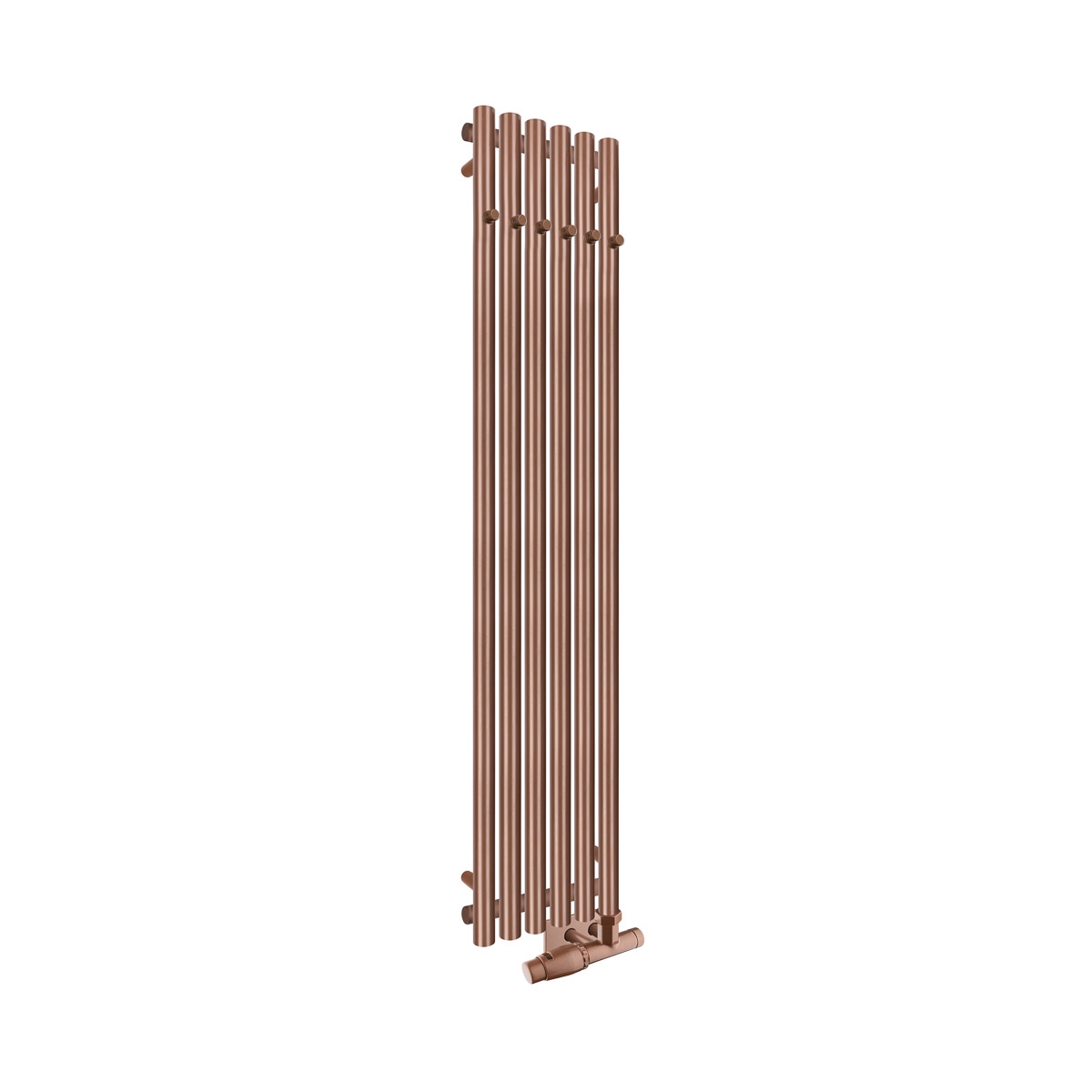 Oltens Stang kúpeľňový radiátor dekoratívny 150x31.5 cm medená brúsené 55022610