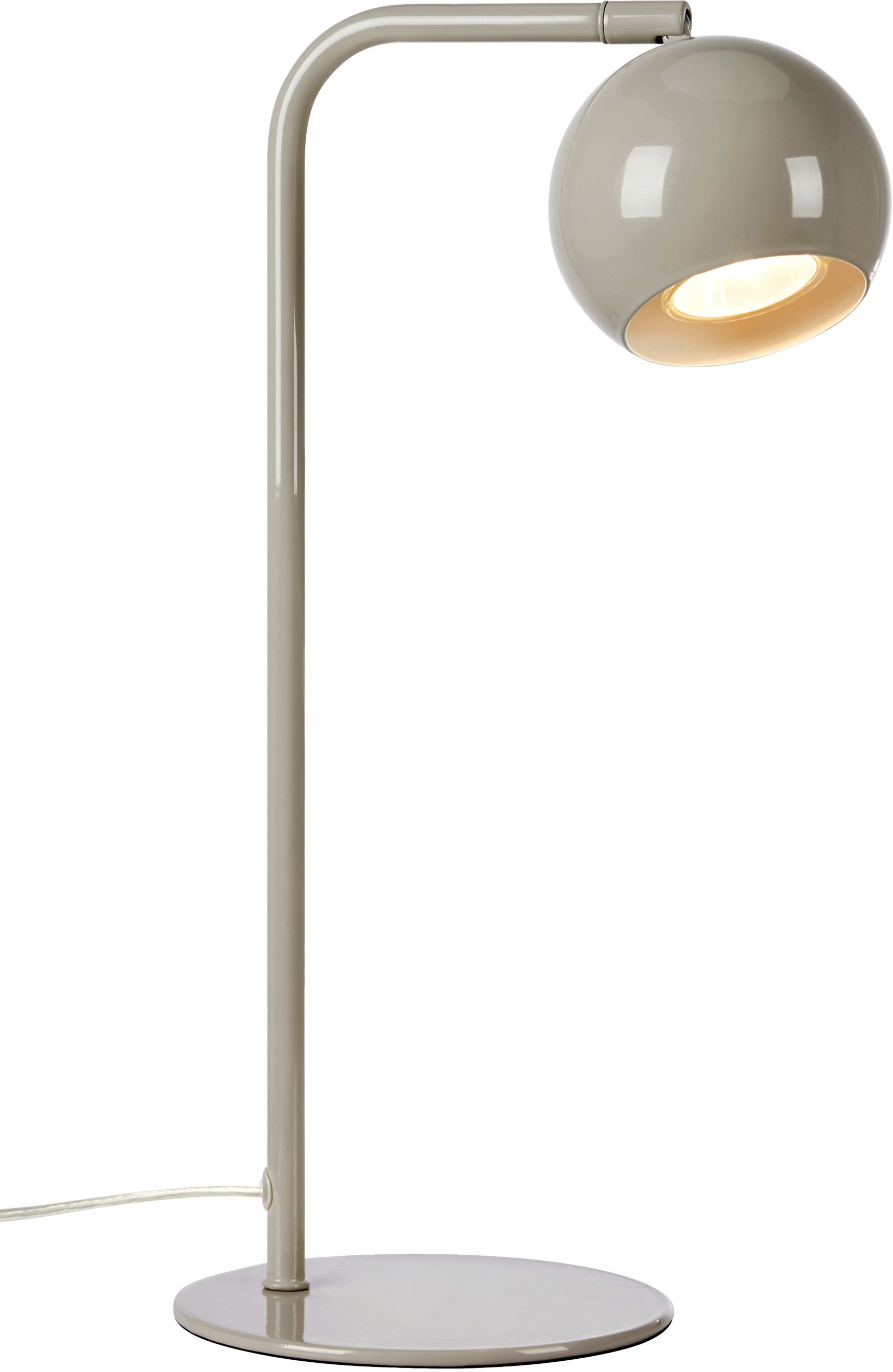 Markslöjd Pop stolová lampa 1x7 W sivá 109032