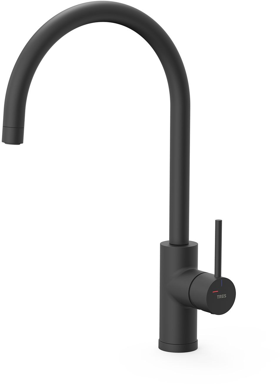 Tres Selection kuchynská batéria stojánková čierna 23044005NM