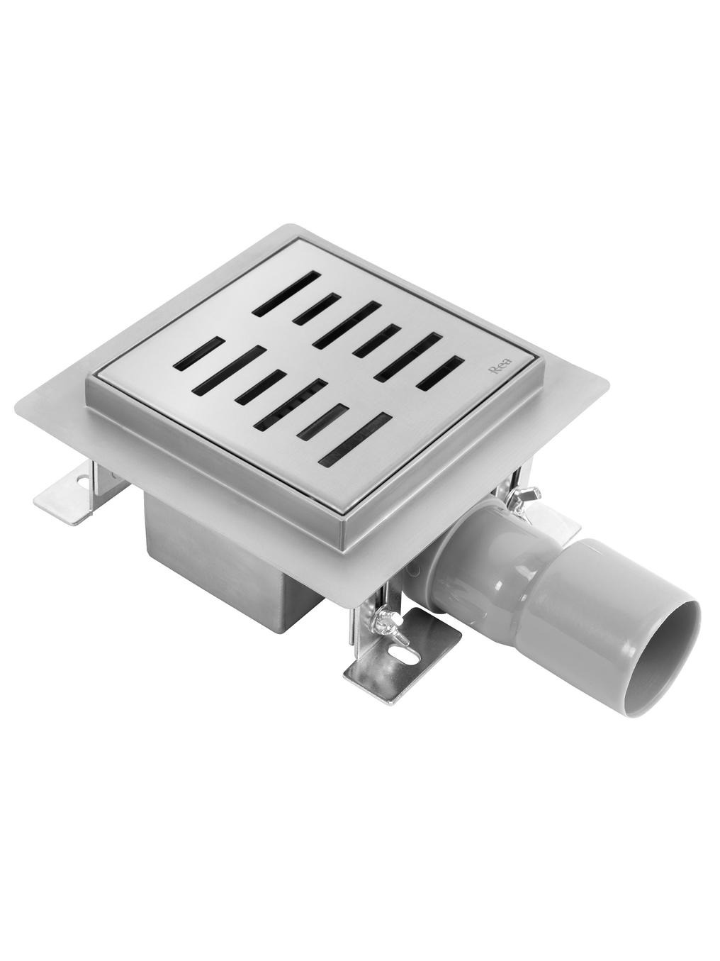 Rea Line bodový odtok 12 cm oceľová REA-G6204