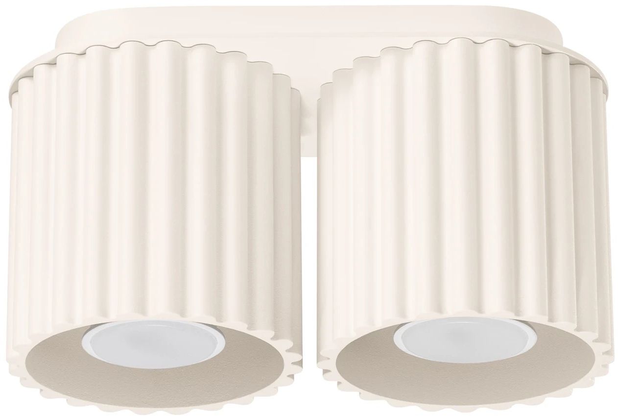 Sollux Lighting Aura stropné svietidlo 2x10 W béžová SL.1790