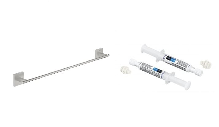 Súprava tyč Grohe Start Cube 41089DC0, lepidlo Grohe 41128000