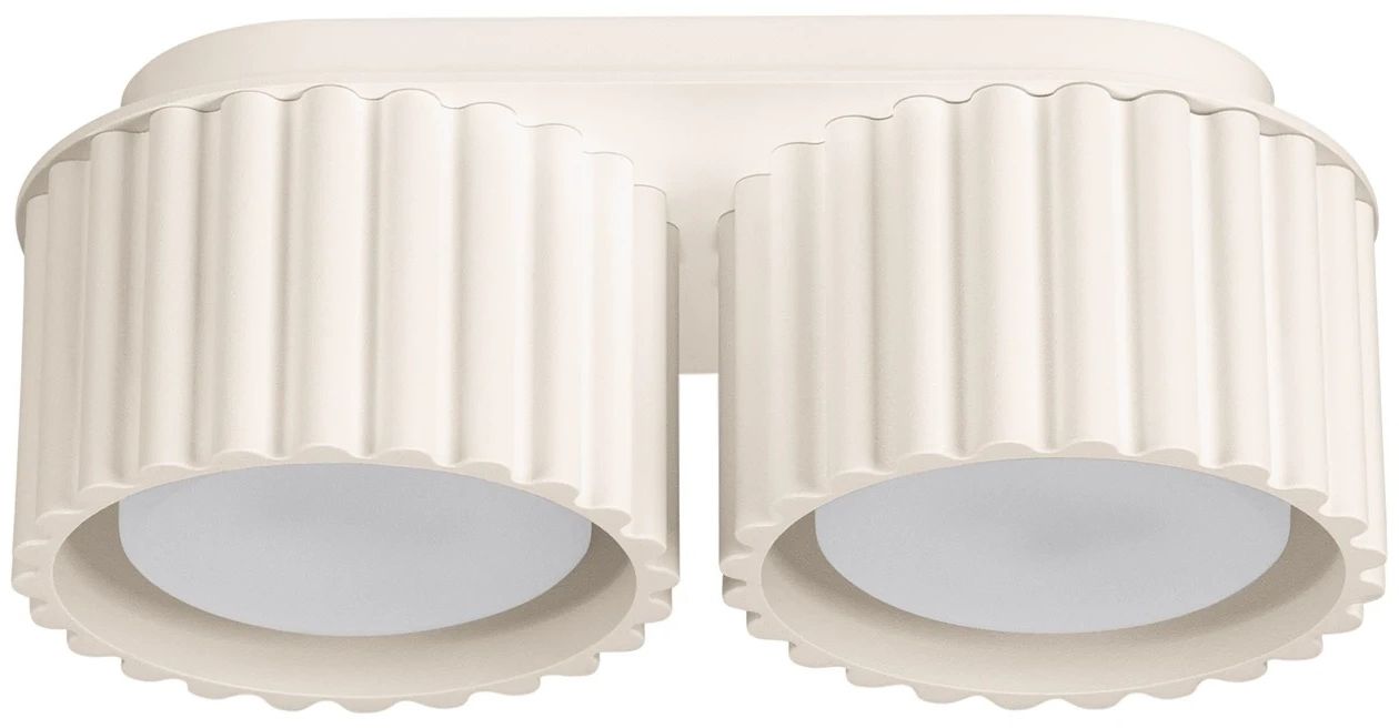 Sollux Lighting Aura stropné svietidlo 2x10 W béžová SL.1793