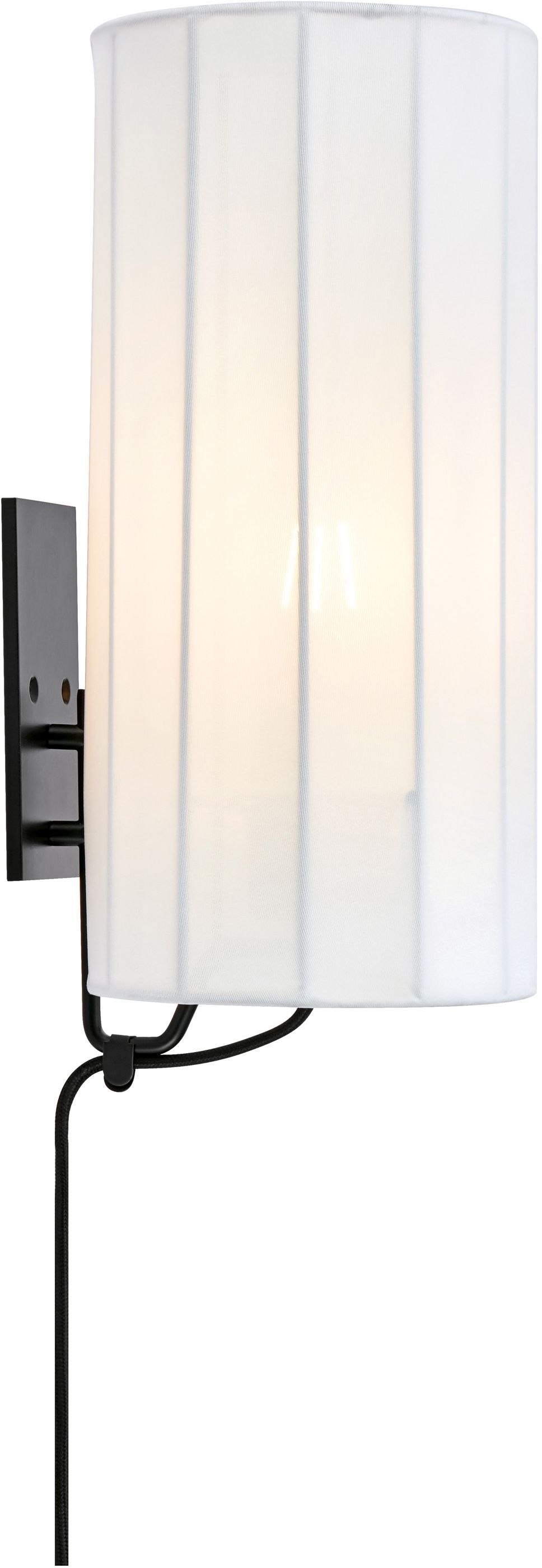 Markslöjd Hikari nástenná lampa 1x60 W biela-čierna 108960