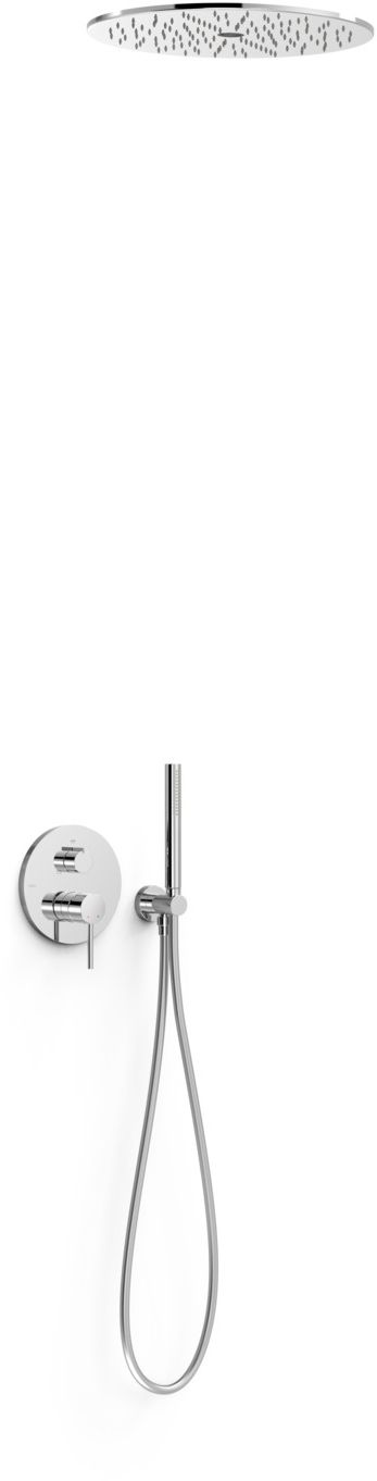 Tres Rapid Box súprava vaňová/sprchová podomietková s dažďovou sprchou chrómová 26227301