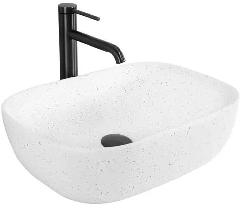 Rea Belinda umývadlo 46.5x33 cm obdĺžnik pultové umývadlo REA-U4001