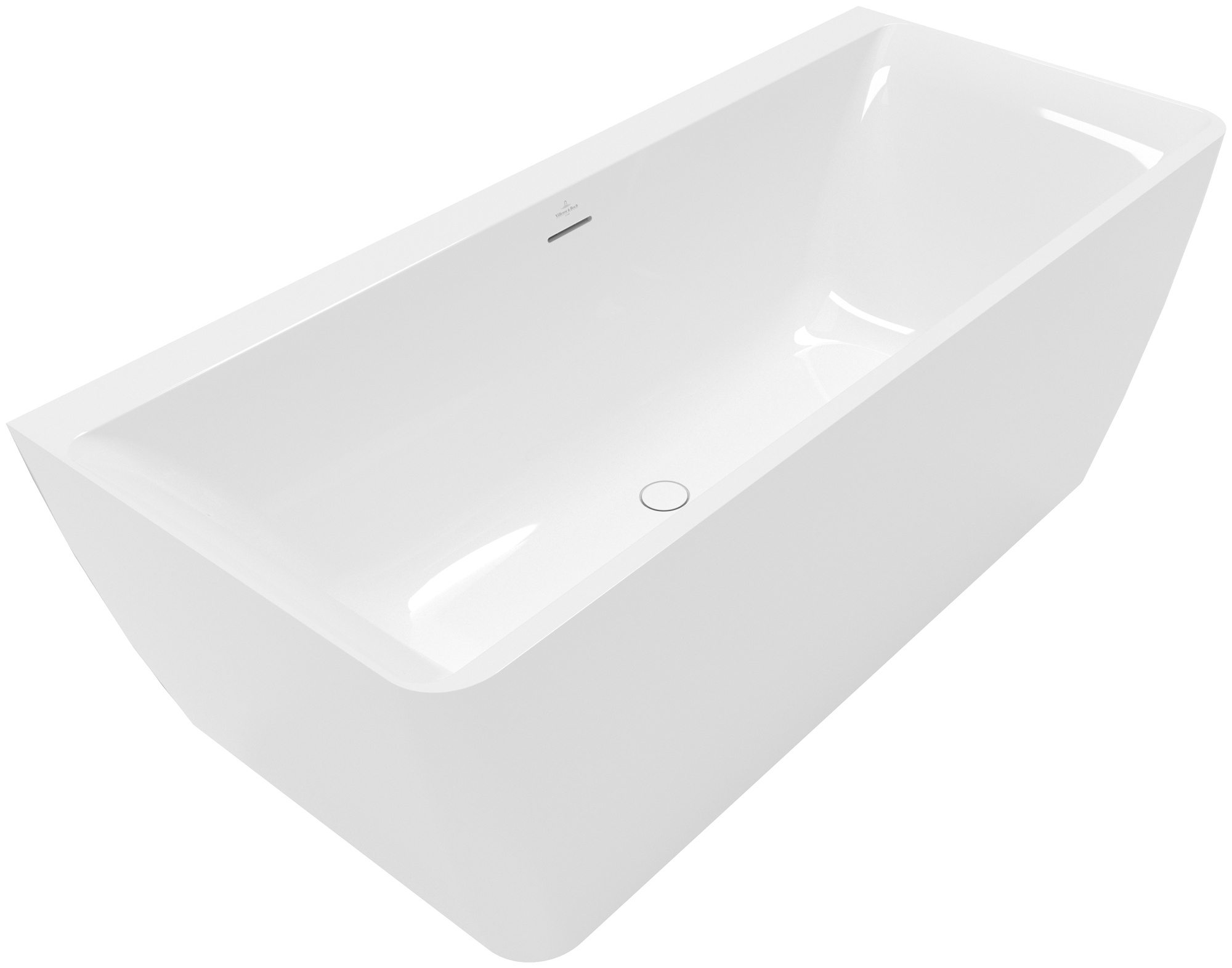 Villeroy & Boch Subway 3.0 nástenná vaňa 180x80 cm obdĺžnikové biela UBQ180SBW9CS00TV01