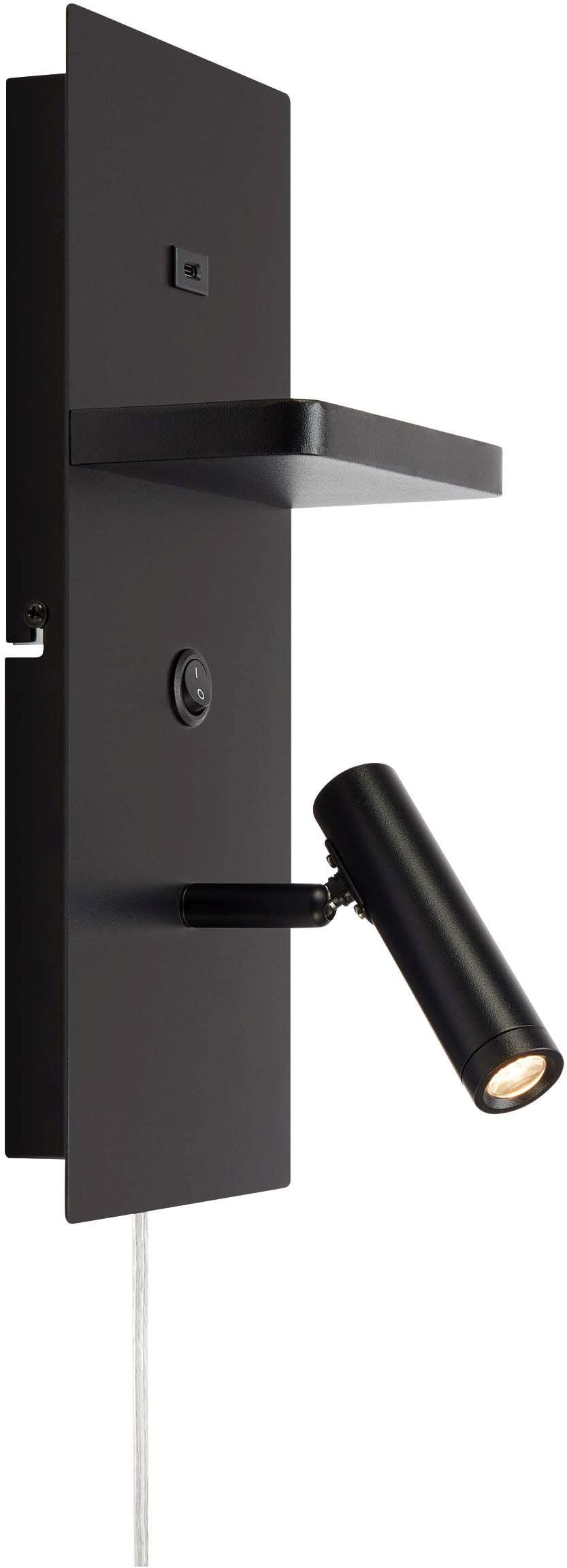 Markslöjd Carica nástenná lampa 1x4 W čierna 109018