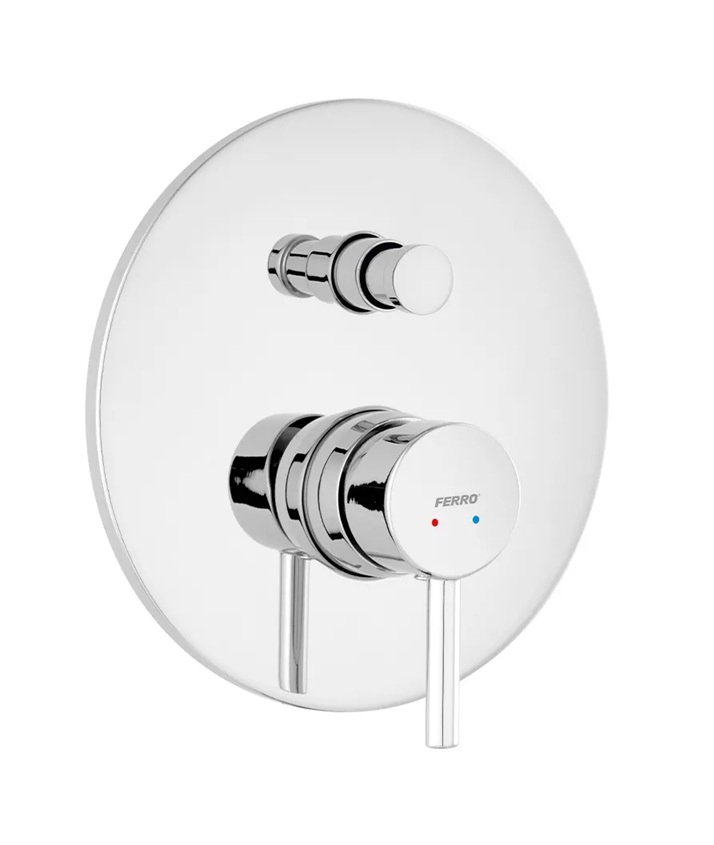 Ferro Ciriculus vaňová/sprchová batéria podomietková chrómová BCK7P