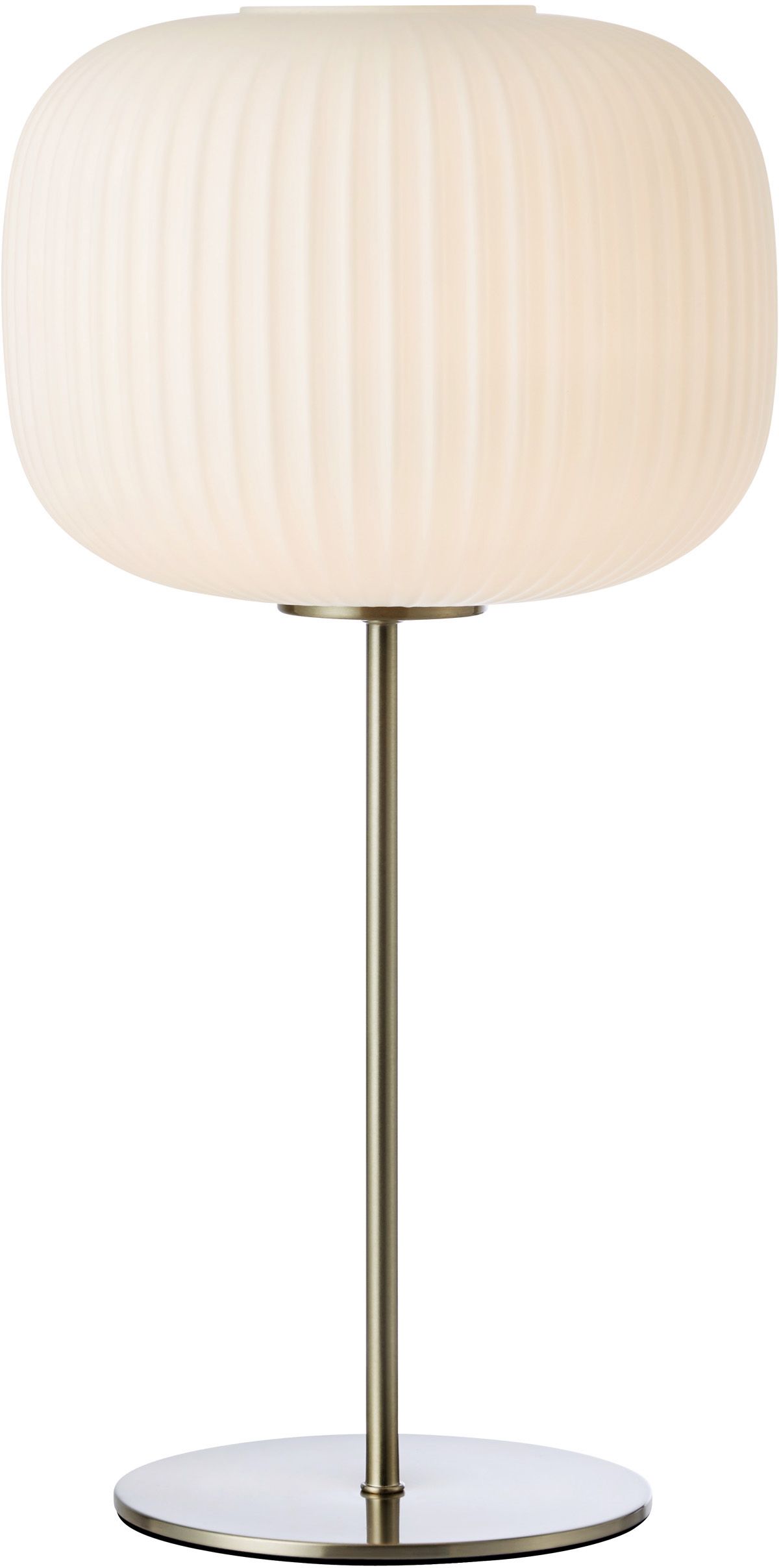 Markslöjd Sober stolová lampa 1x40 W biela-niklová 109007